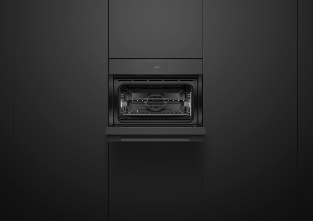 Fisher & Paykel 60cm Minimal Compact Combi-Steam Oven, Black OS60NAMHUB5