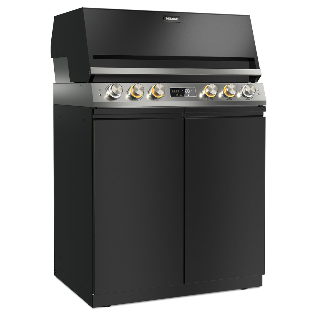 Miele Fire Pro L 4-Burner Outdoor BBQ with Shelves 13151290