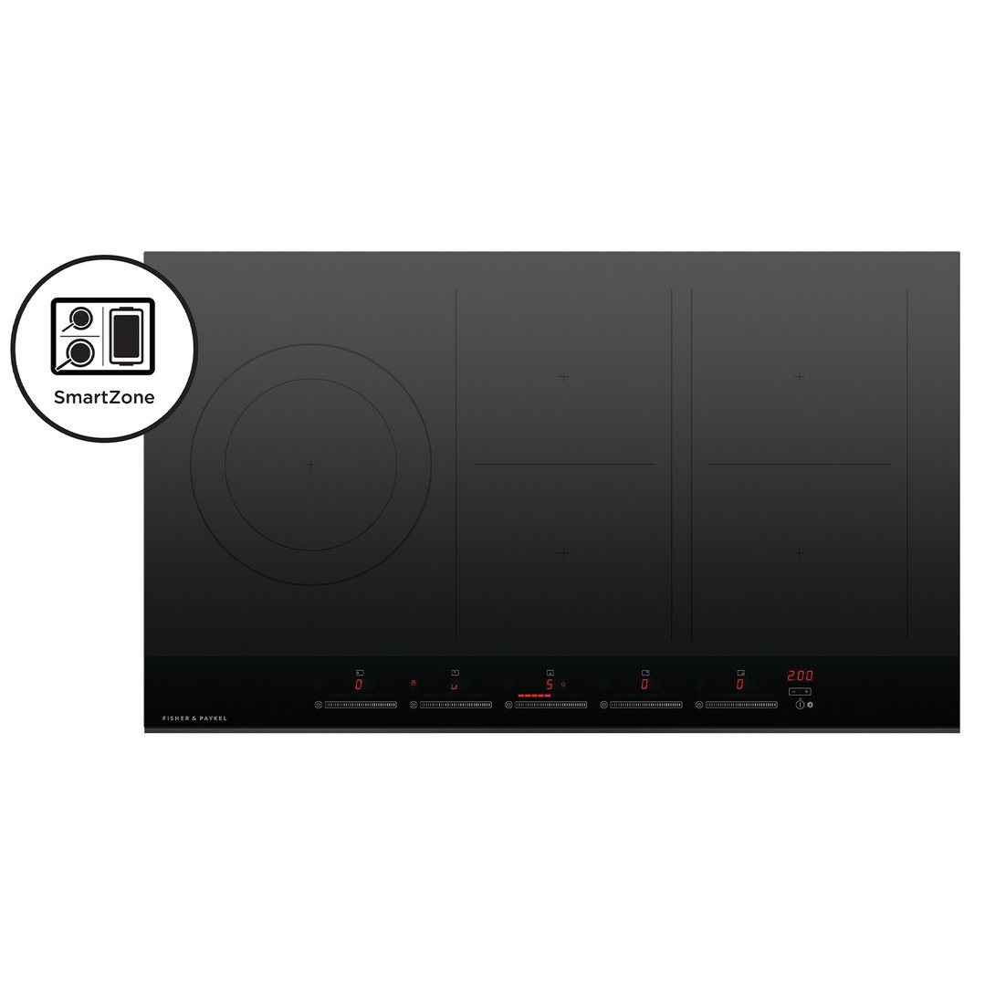 Fisher & Paykel 90cm Series 7, 5 Zone Induction Cooktop SmartZone CI905DTB4