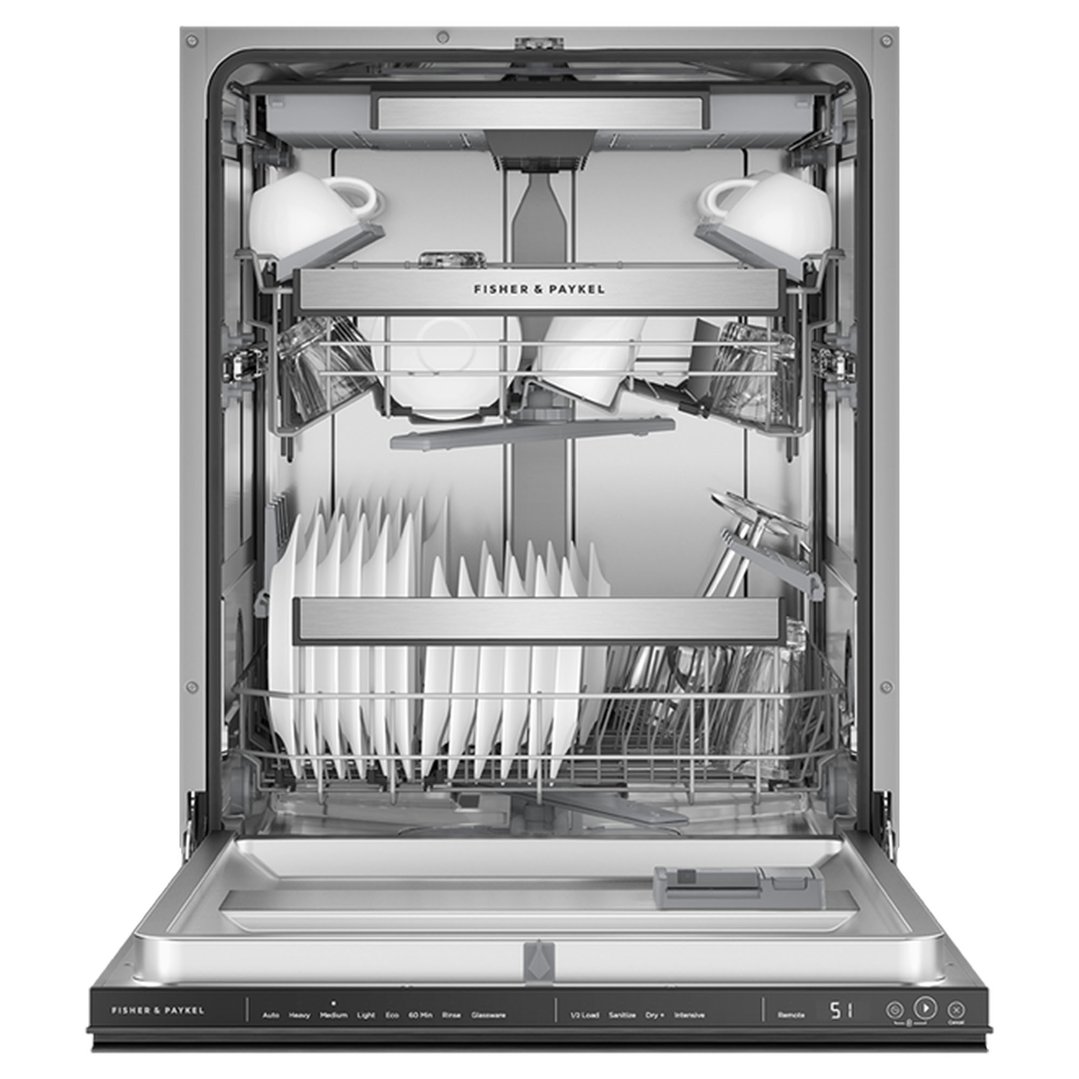 Fisher & Paykel Series 7 Builtunder Dishwasher, Tall, Sanitise