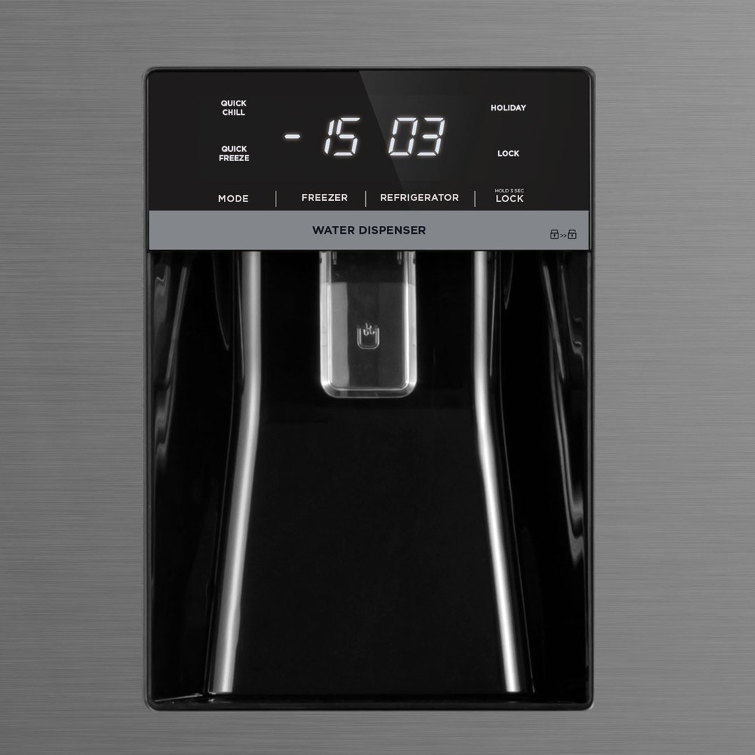 Westinghouse 492L French Door Refrigerator, Matte Charcoal Black WQE4960BA