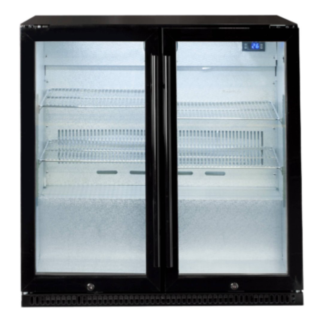 Artusi 190L Outdoor Beverage Centre Black AOF2BM5