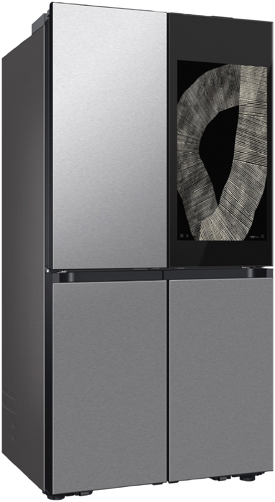 Samsung 809L Bespoke AI 4-Door French Door Refrigerator Family Hub+ SRF9900BFH