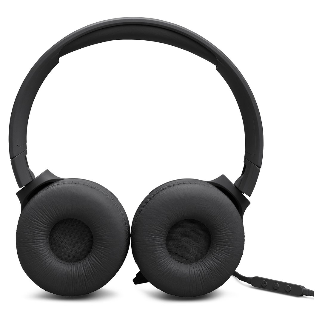 JBL Tune 520C USB-C Wired On-Ear Headphones - Black JBLT520CBLK