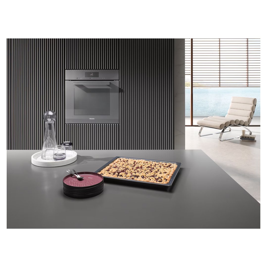 Miele 60cm Pyrolytic Oven with Moisture Plus and Food View Integrated Camera Graphite Grey H7860BPGRGR