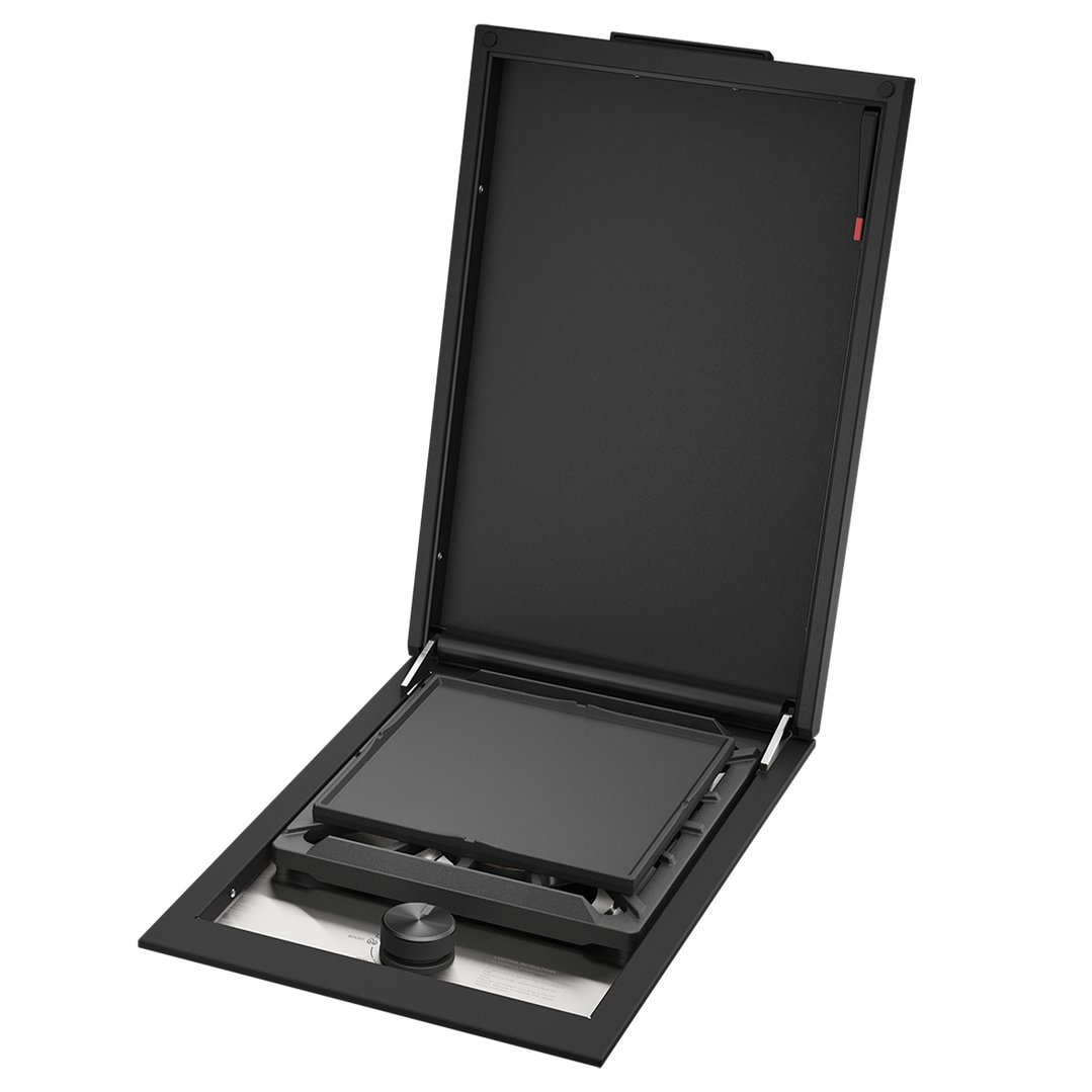 Beefeater Built In Gas Side Burner with Lid, Colour Matched to COLORBOND® Steel Monument® finish - ProLine Series BSW318DB