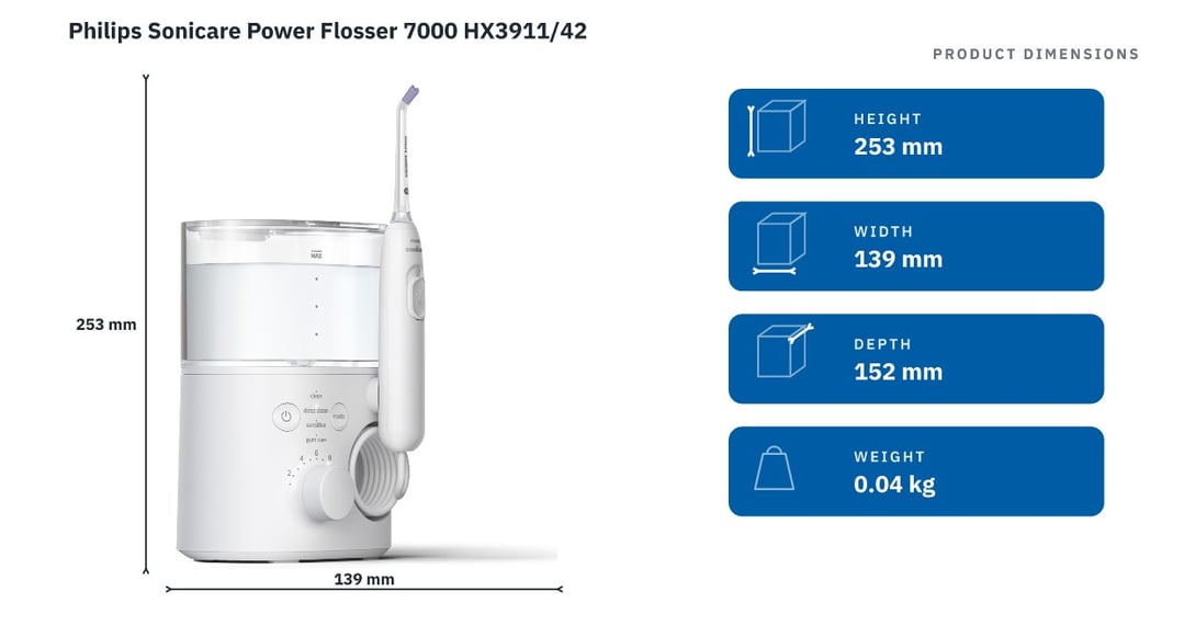 Philips Sonicare Power Flosser 7000 HX3911/42