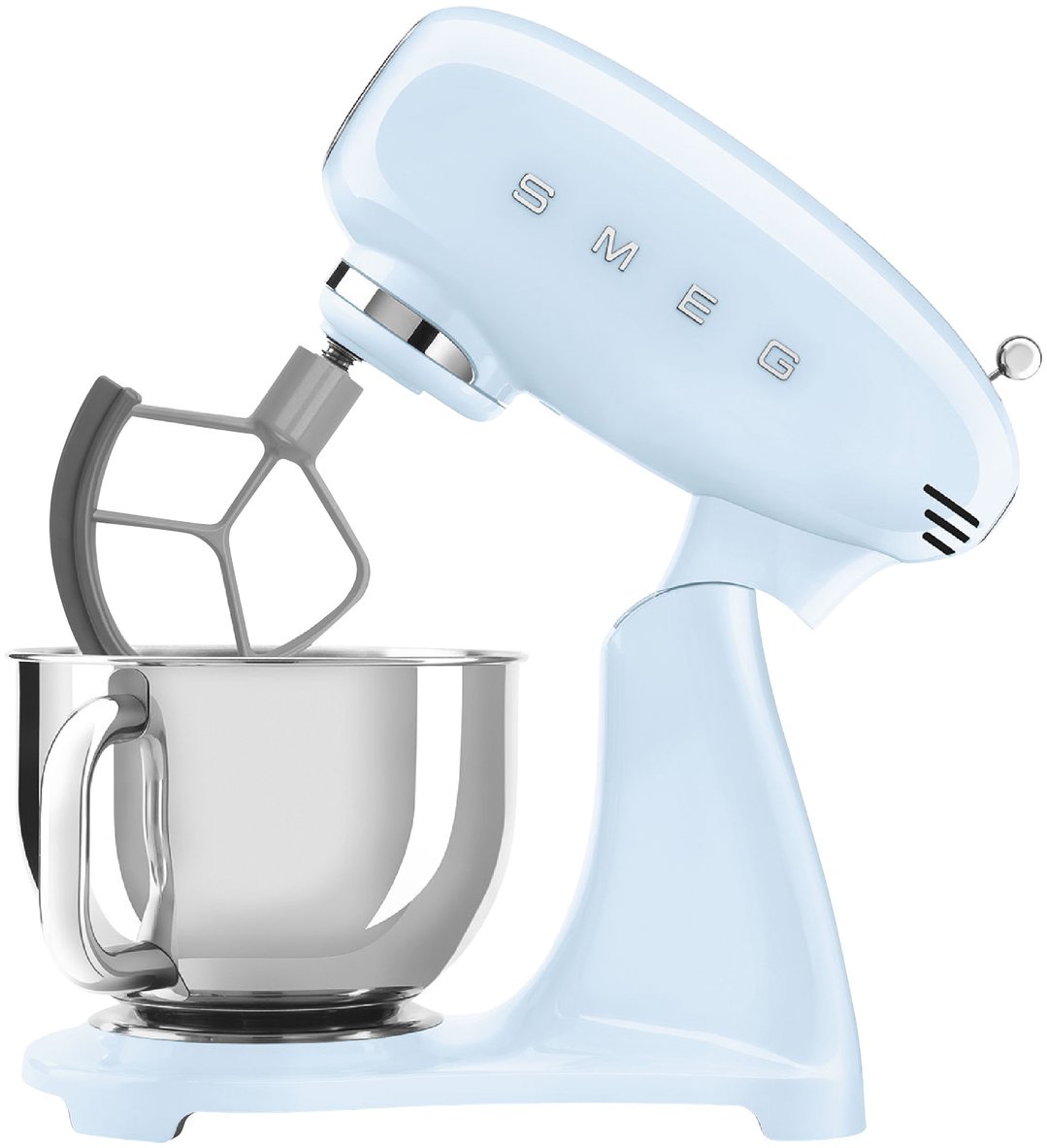 Smeg 50's Style Retro Stand Mixer - Pastel Blue SMF05PBAU