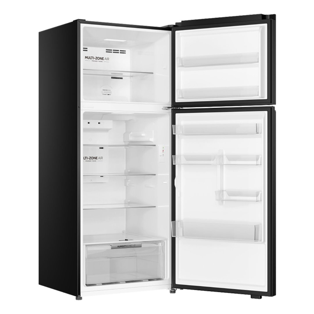 Haier 443L 300 Series Refrigerator Black Top Freezer HRF450TG