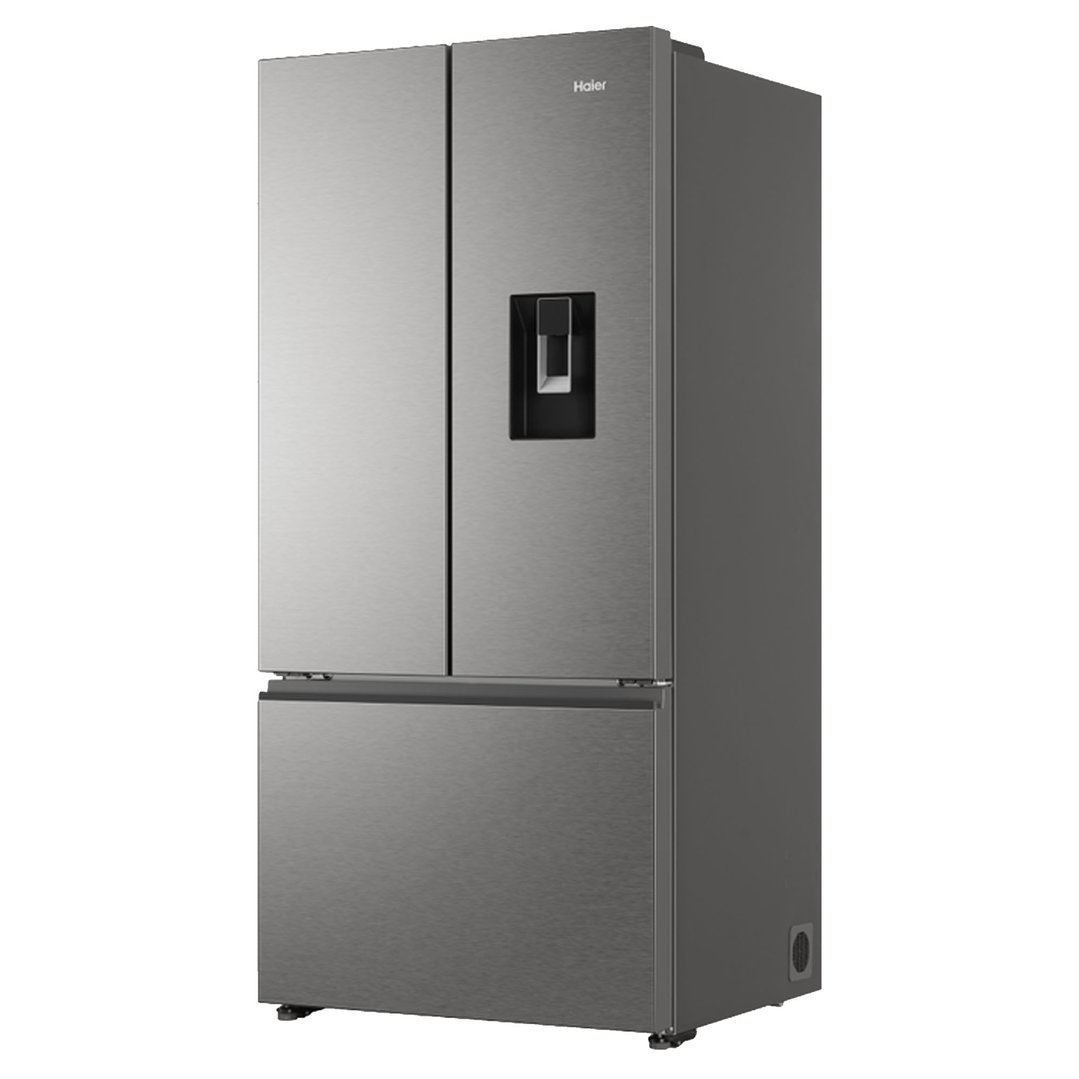 Haier 509L 500 Series French Door Refrigerator Freezer Satina HRF510FHS
