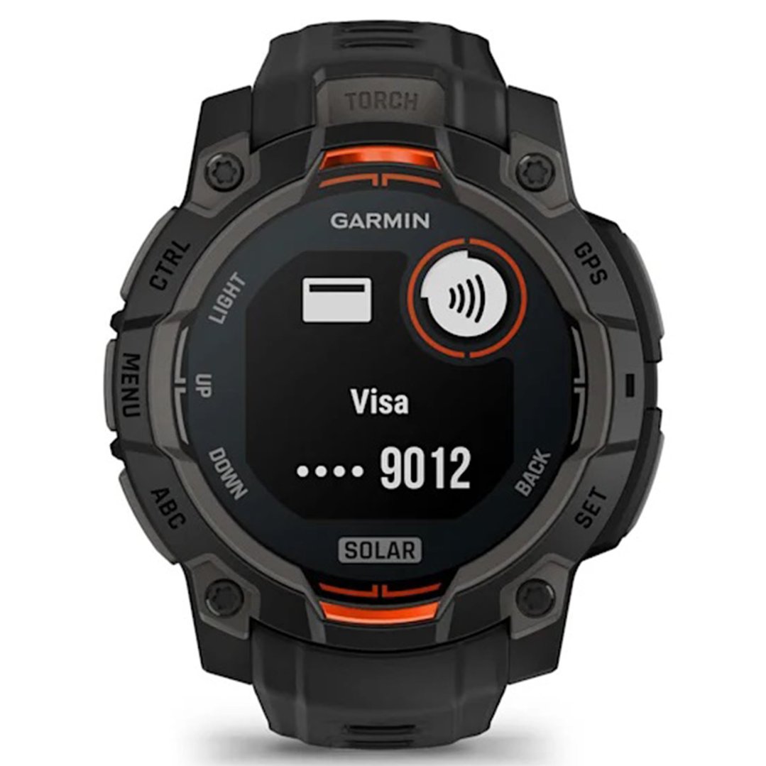 Garmin Instinct 3 - 45 mm, Solar Black with Black Band 010-02934-00