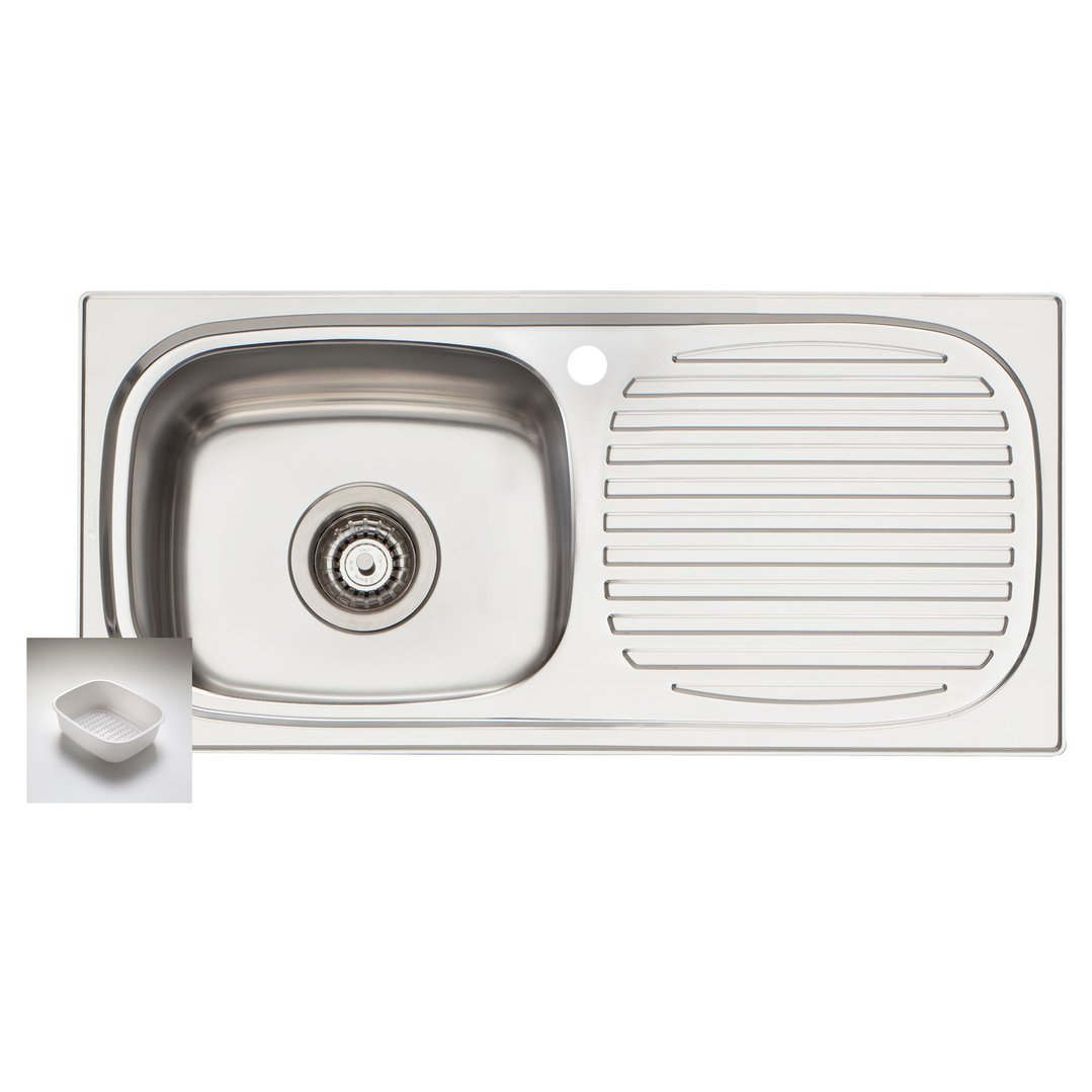 Oliveri Left-Hand Single Bowl with Drainer MR501
