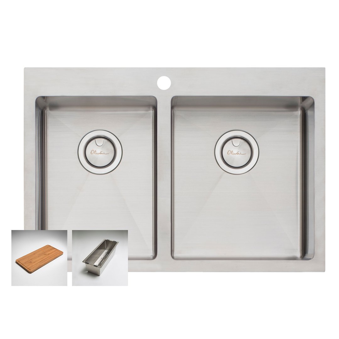 Oliveri Apollo 1 & 3/4 Bowl Right-Hand AP1426