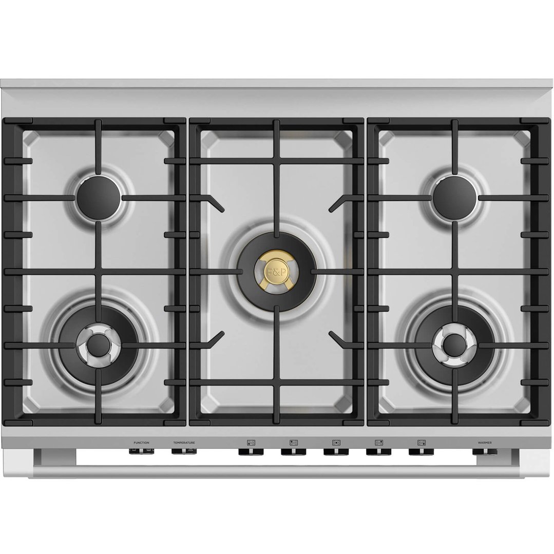 Fisher & Paykel 90cm Series 9 Classic 5 Burner Dual Fuel Pyrolytic Cooker OR90SCG6B1