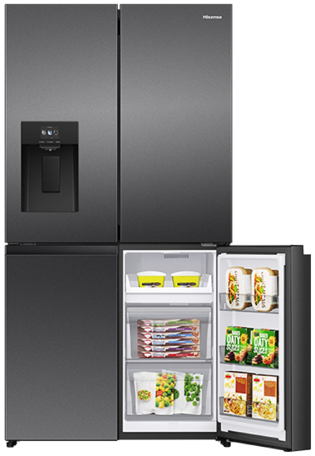 Hisense PureFlex 615L French Door Fridge HRCD615TBW