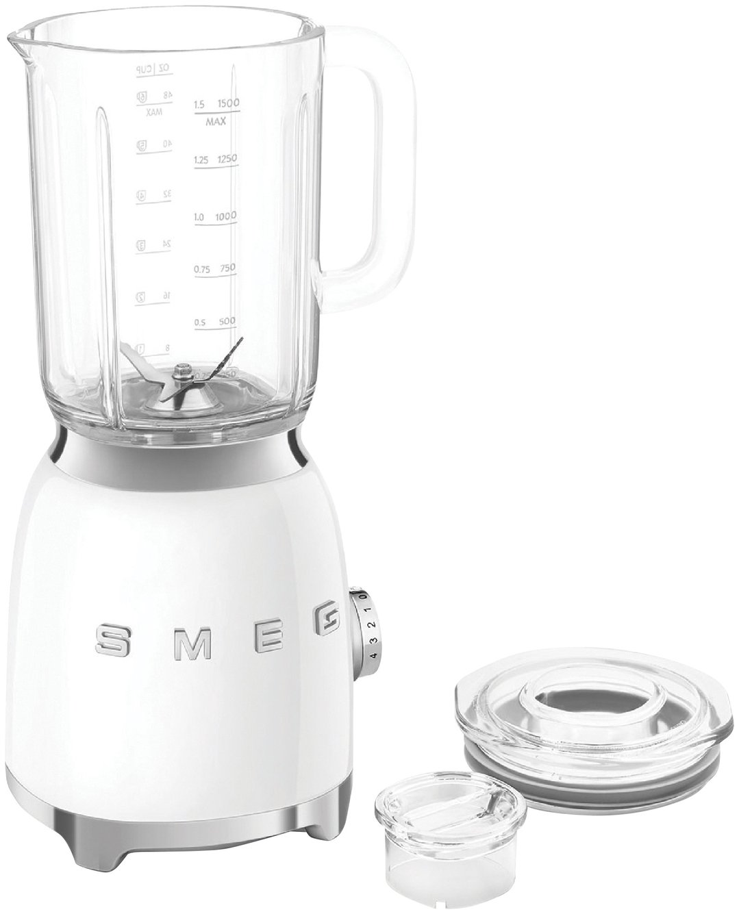 Smeg 50's Retro Style Bench Blender White BLF03WHAU