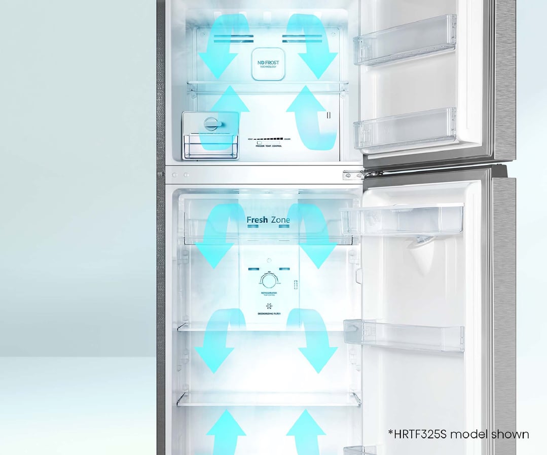 Hisense 326L Top Mount Fridge Silver HRTF325S