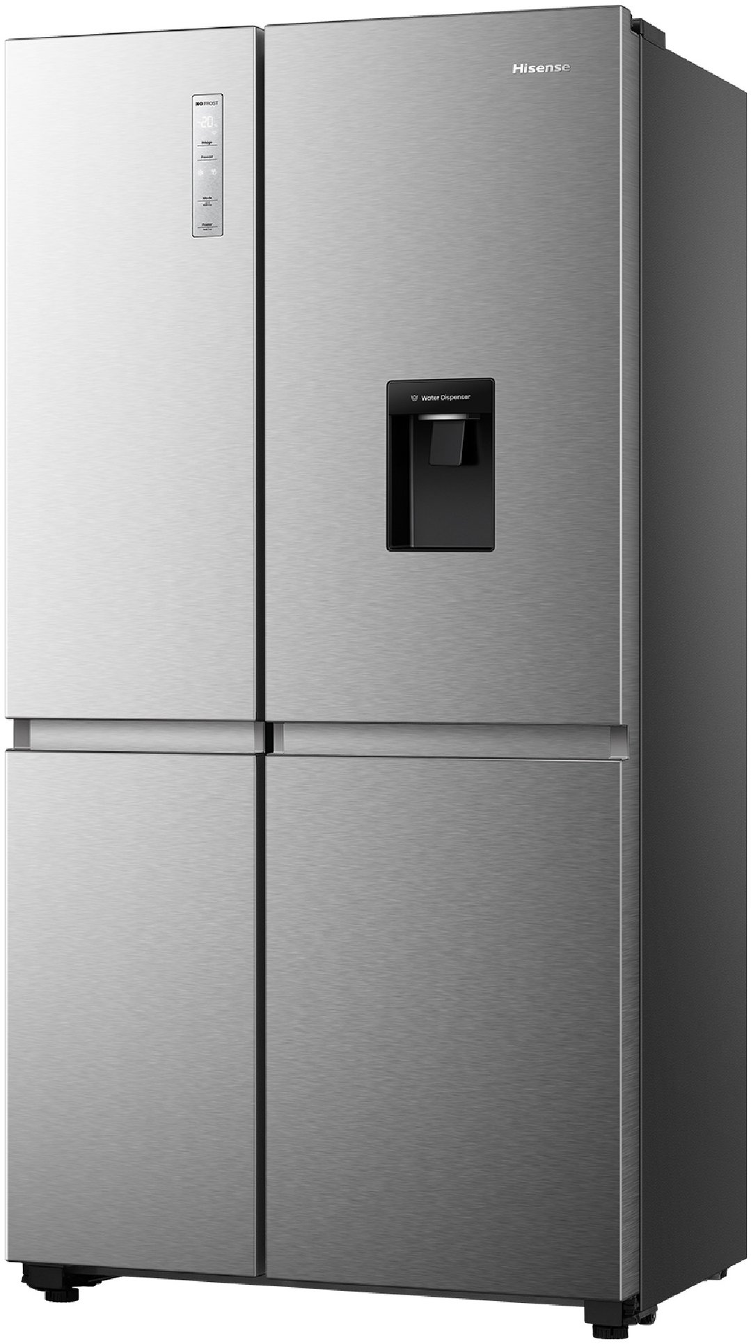 Hisense 649L PureFlat Side by Side Fridge, Silver HRSBS649SW