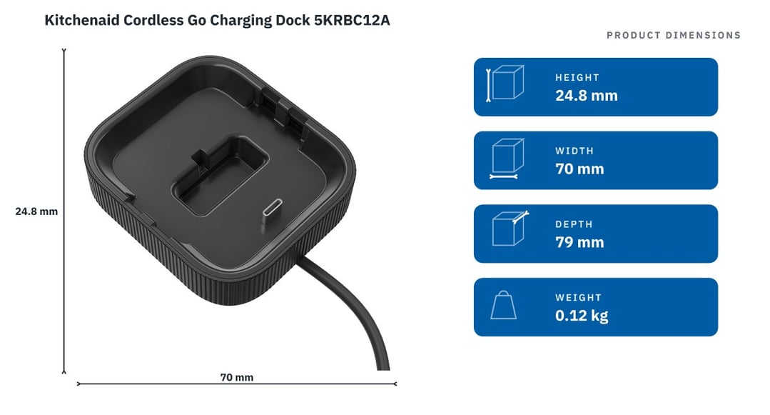 Kitchenaid Cordless Go Charging Dock 5KRBC12A