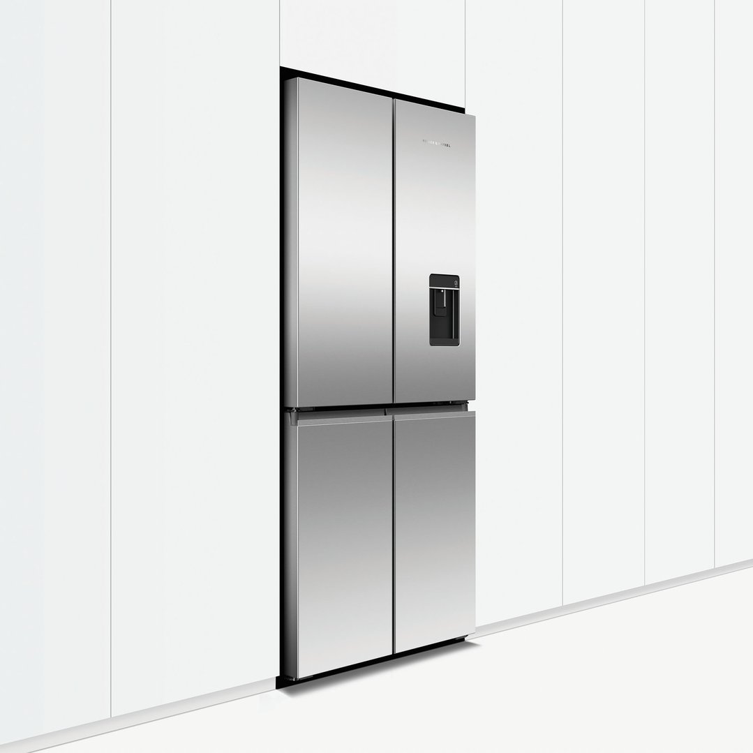 Fisher & Paykel 498L Series 7 Quad Door Refrigerator Freezer, Ice & Water RF500QNUX1