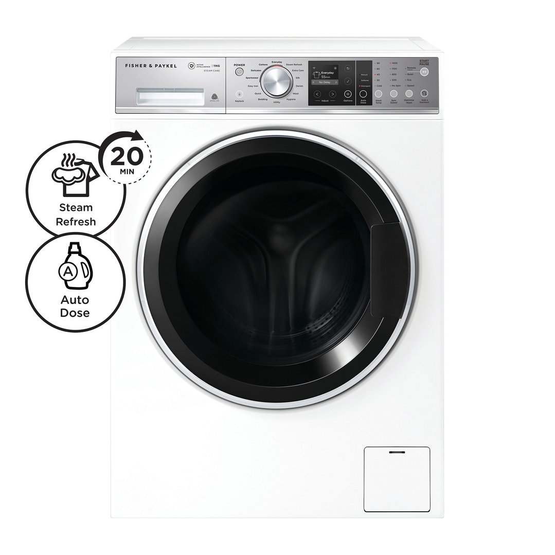 Fisher & Paykel 11kg Series 9 Front Load Washing Machine WH1160F2