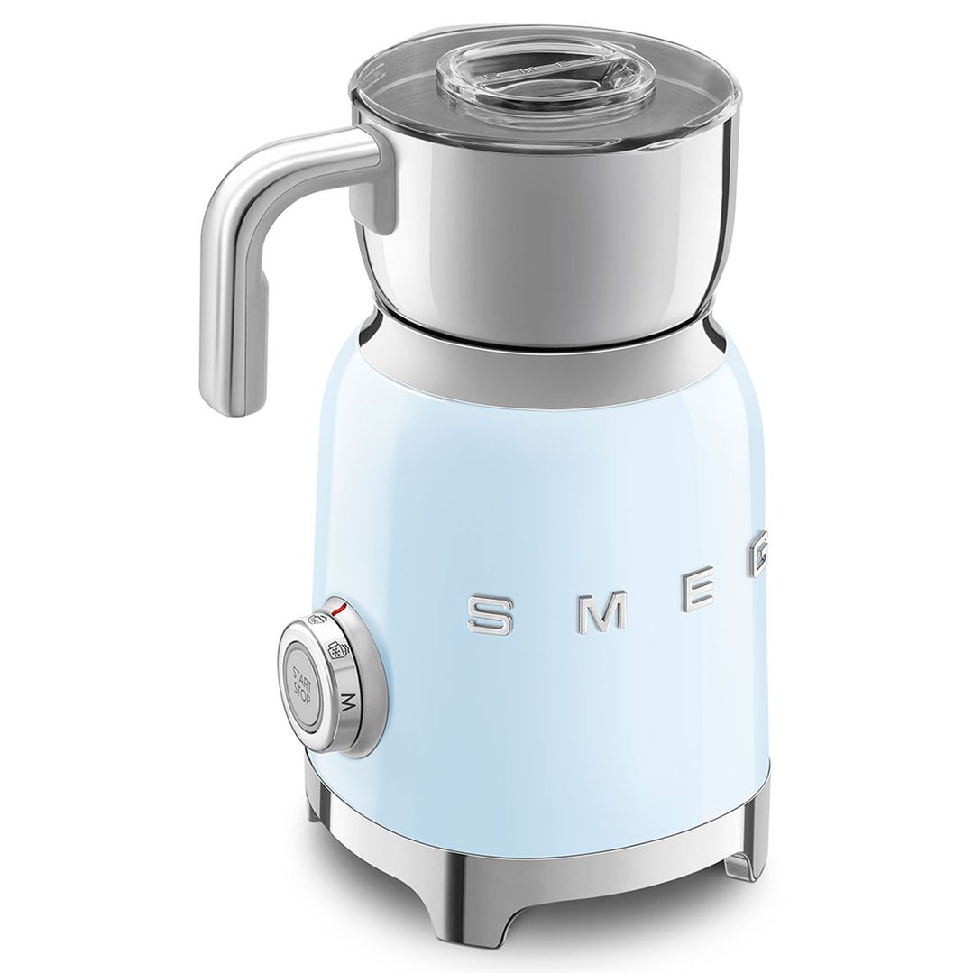 Smeg 50's Style Milk Frother - Pastel Blue MFF11PBAU