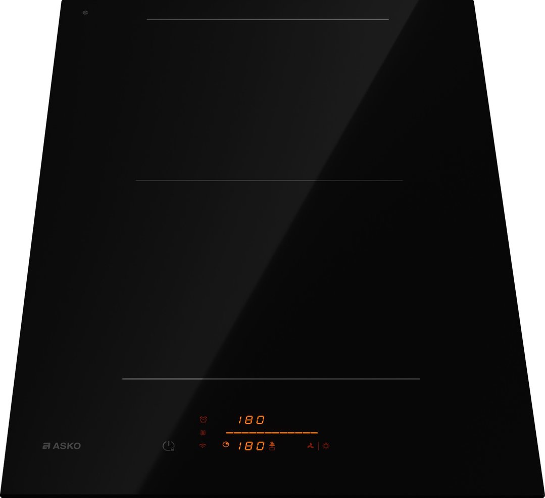 ASKO 30cm Series 5 Domino Induction Cooktop - Black Glass Ceramic HI5320FBG1