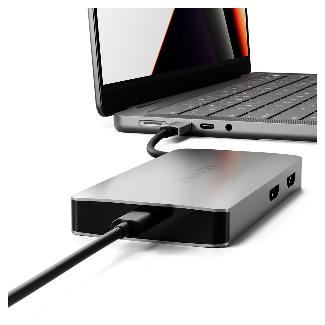 Cygnett Unite Work Mate 6-in-1 USB-C HUB Dual HDMI CY5147HUB61