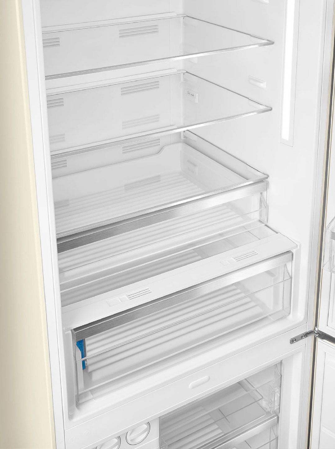 Smeg FAB 38 50’S Style Retro Refrigerator, Right Hand - Cream FAB38RCR5AU