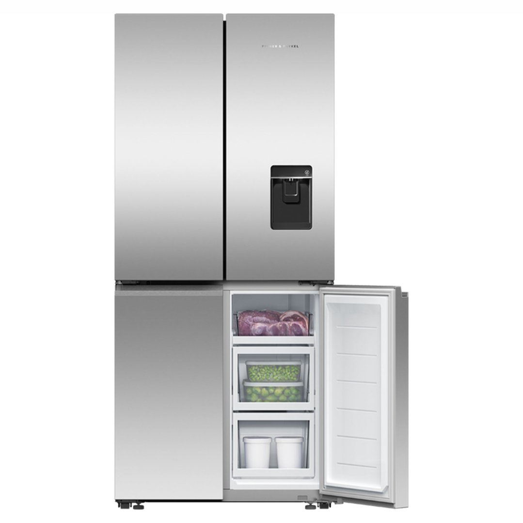 Fisher & Paykel Freestanding Quad Door Refrigerator Freezer, 79cm, 498L