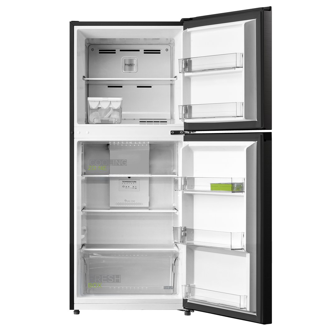 Midea 203L Top Mount Fridge Dark Stainless MDRT307MTF28AP