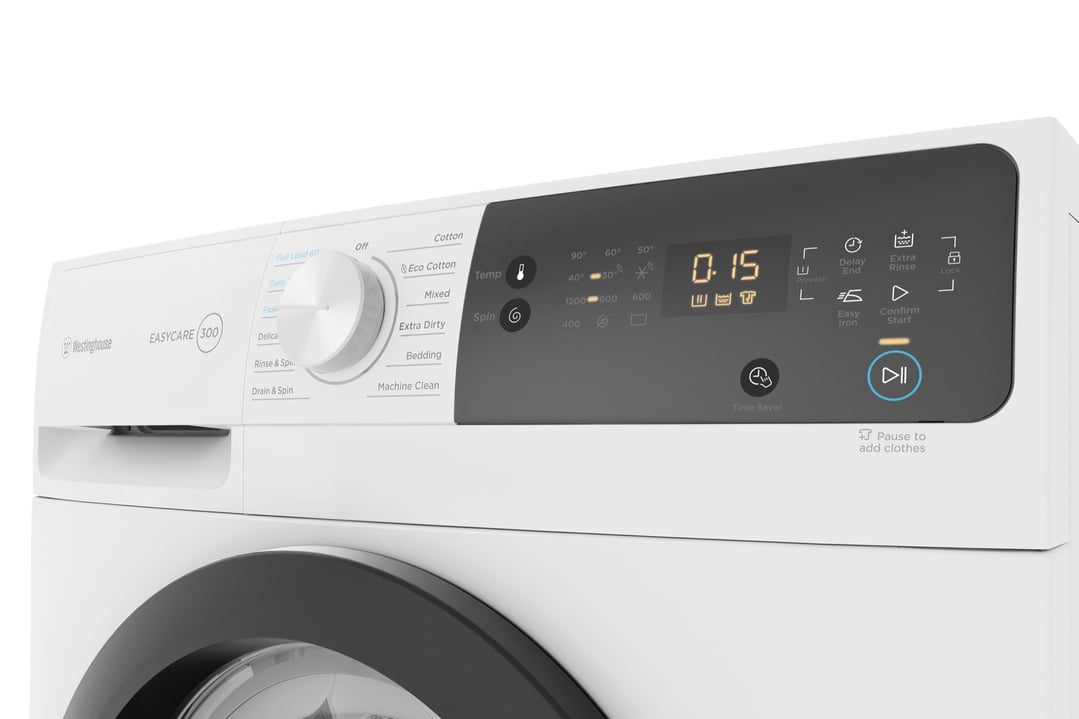 Westinghouse 7.5kg EasyCare 300 Series Front Load Washing Machine WWF7524N3WAS