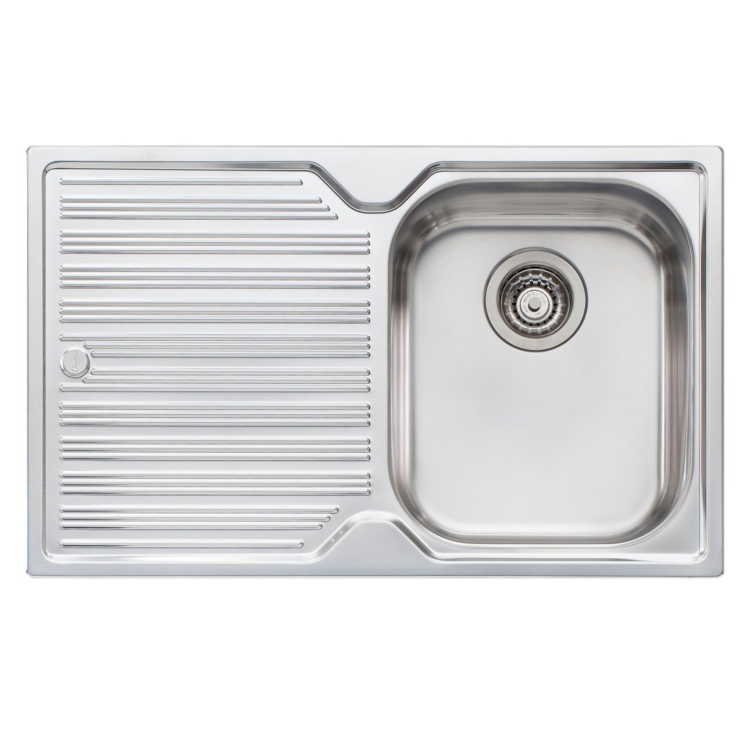 Oliveri Right-Hand SINGL Bowl with Drainer DZ122