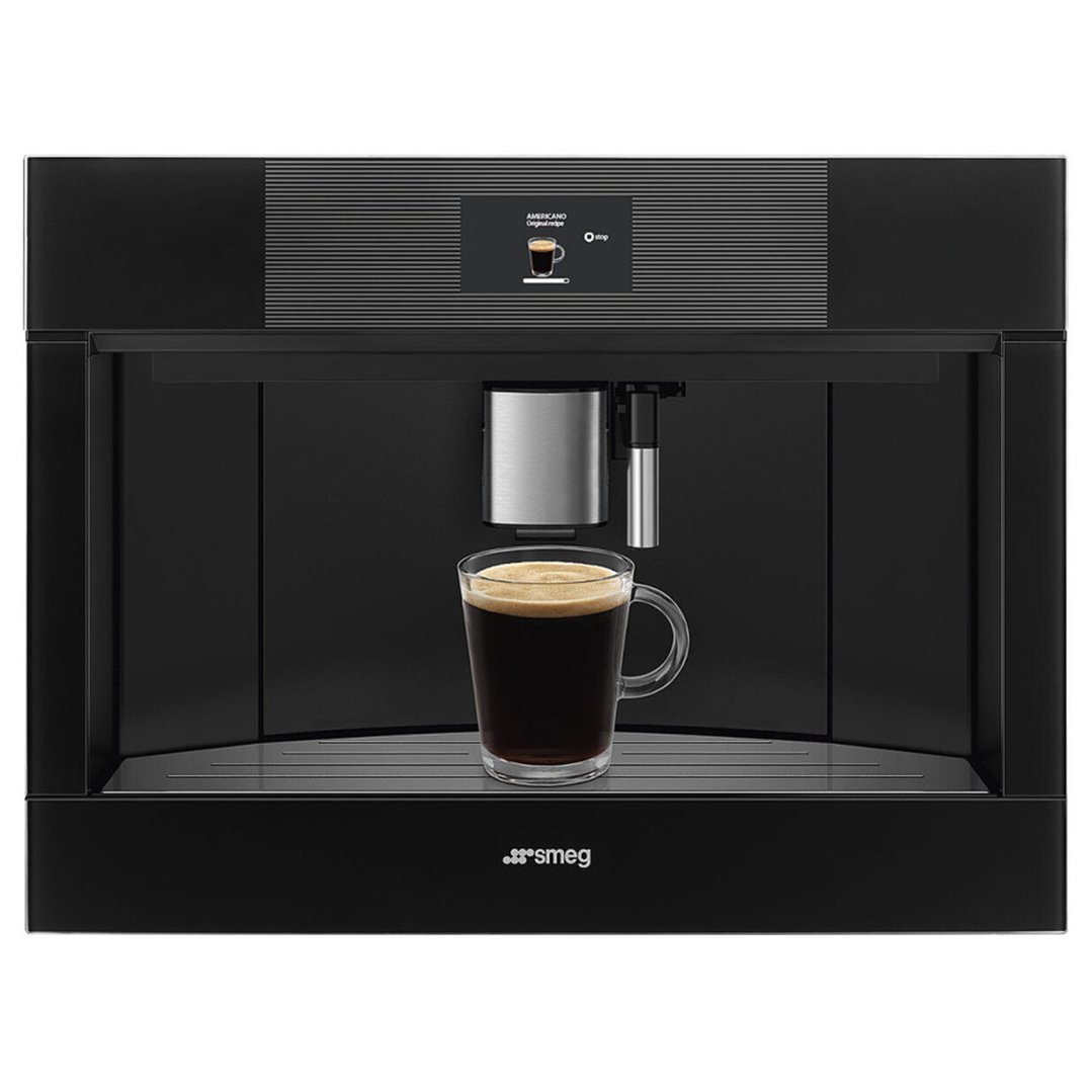 Smeg Compact Linea Built-in Coffee Machine Black CMS4104B3