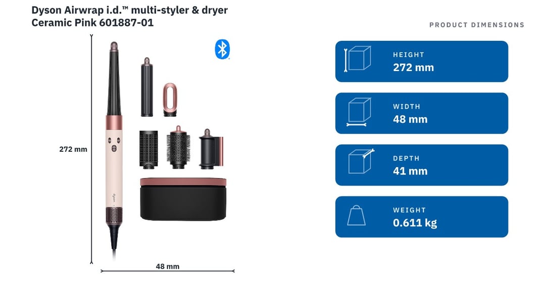 Dyson Airwrap i.d.™ multi-styler & dryer Ceramic Pink 601887-01