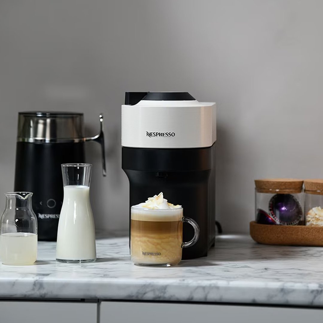 Breville Nespresso Vertuo Pop - Coconut White Bundle BNV150WHT
