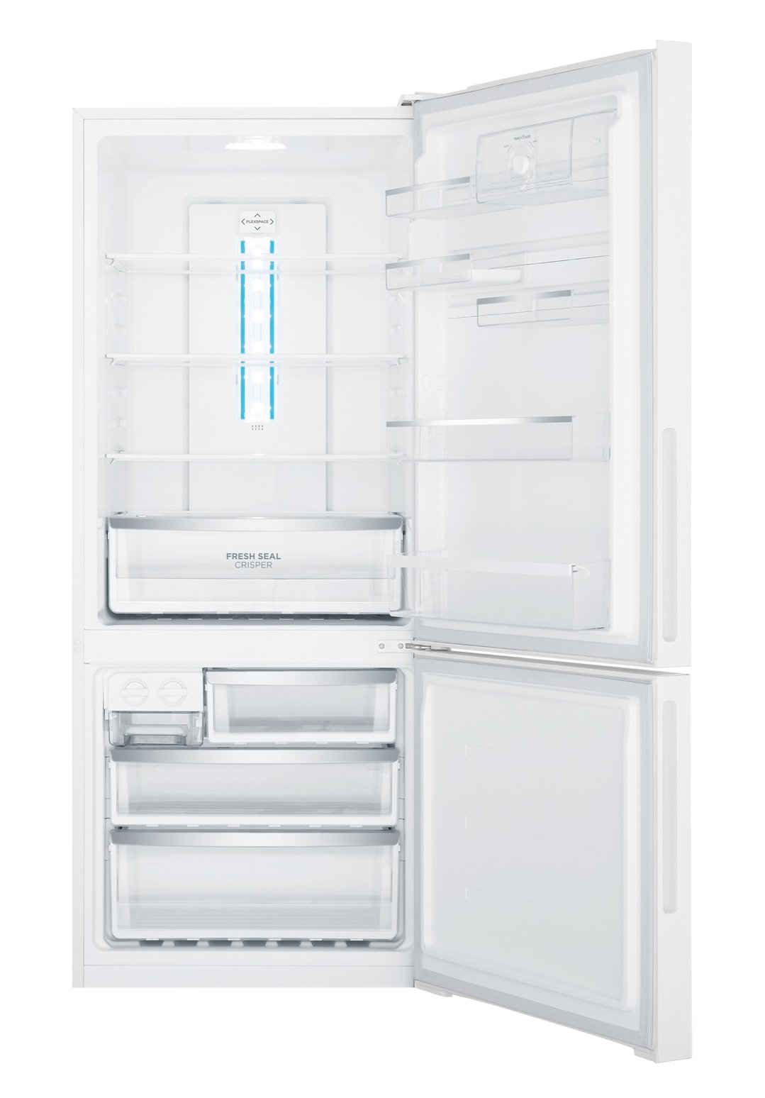 Westinghouse 425L Bottom Freezer Refrigerator Right Hinged, White WBE4302WCR