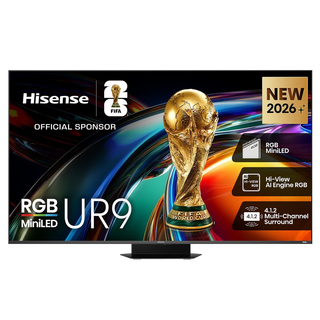Hisense 85" RGB MiniLED UR9S 180Hz 4K Smart AI TV (2026) 85UR9SAU