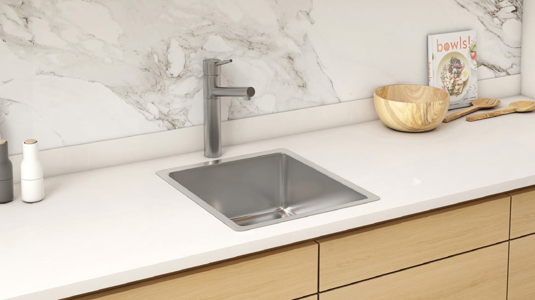 Oliveri Pepe Swivel Mixer - Brushed Chrome PT2010B