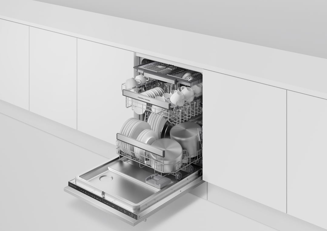 Fisher & Paykel 60cm 15 Place Series 9 Heat Pump Integrated Dishwasher DW60U4EI3