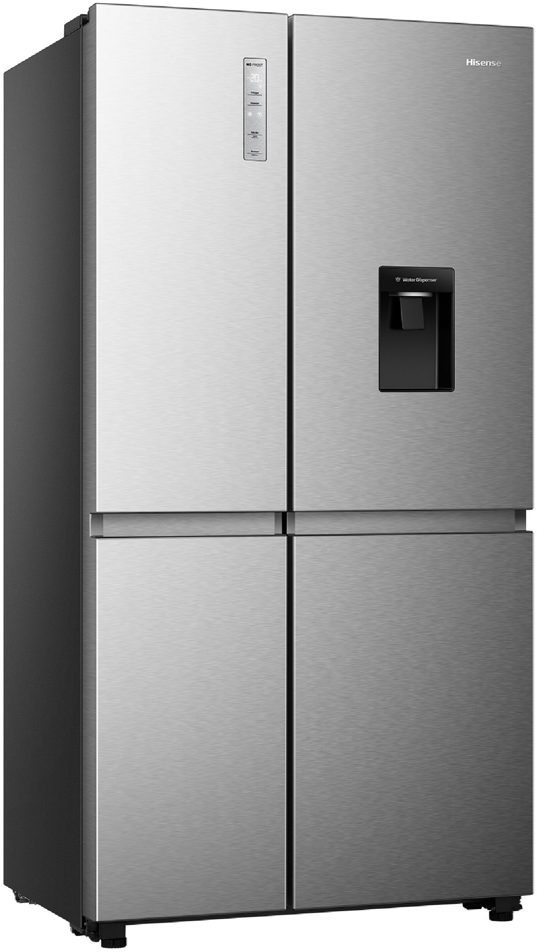 Hisense 649L PureFlat Side by Side Fridge, Silver HRSBS649SW