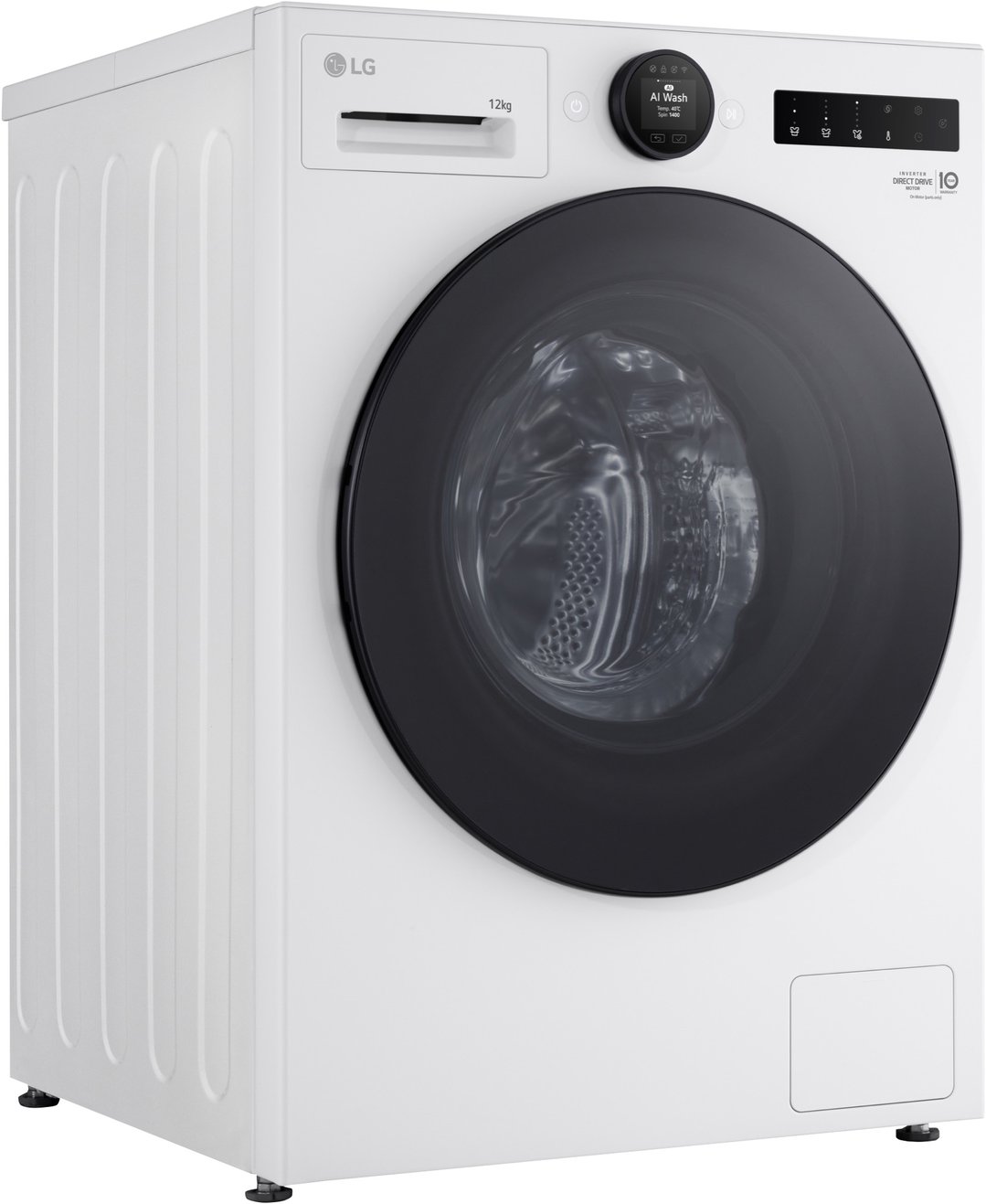 LG 12kg Series 9 Front Load Washer White - Steam+ WX9-1412W