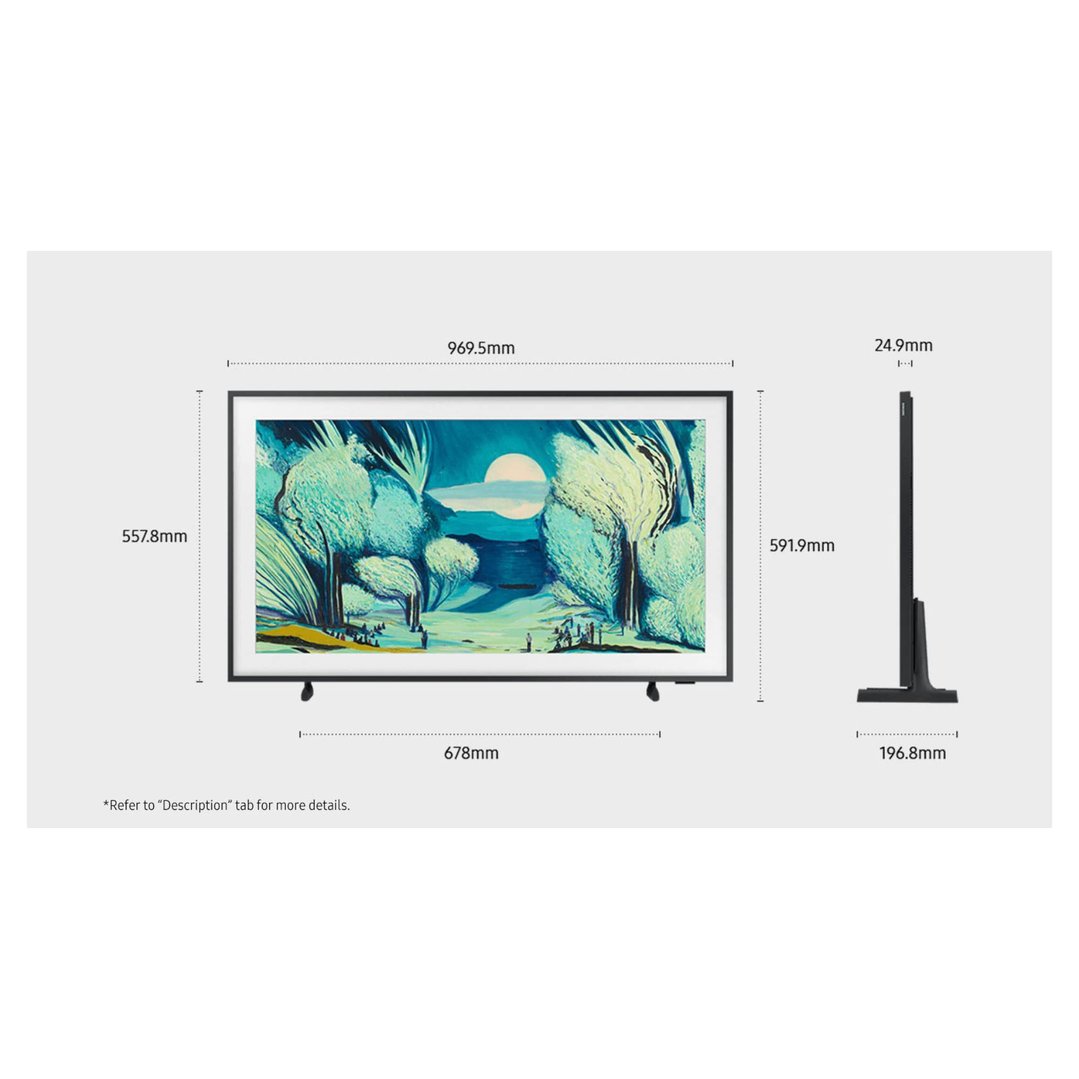 Samsung 43" The Frame QLED 4K Smart TV - Wired 2025 QA43LS03FAWXXY