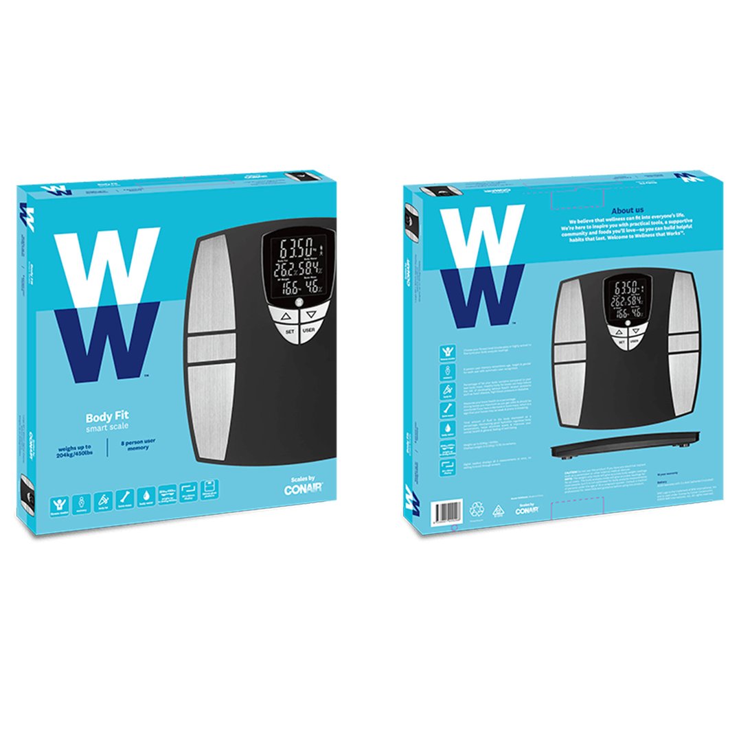 Conair Weight WatchersBody Fit Smart Scale WW800A