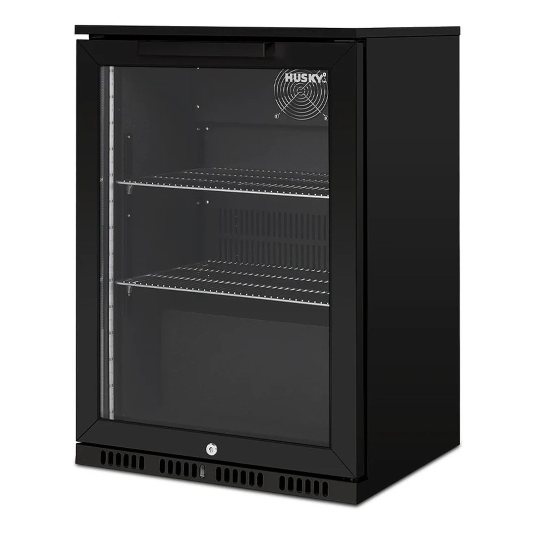 Husky 118L Alfresco Single Door in Black ALFC1BK840ELB
