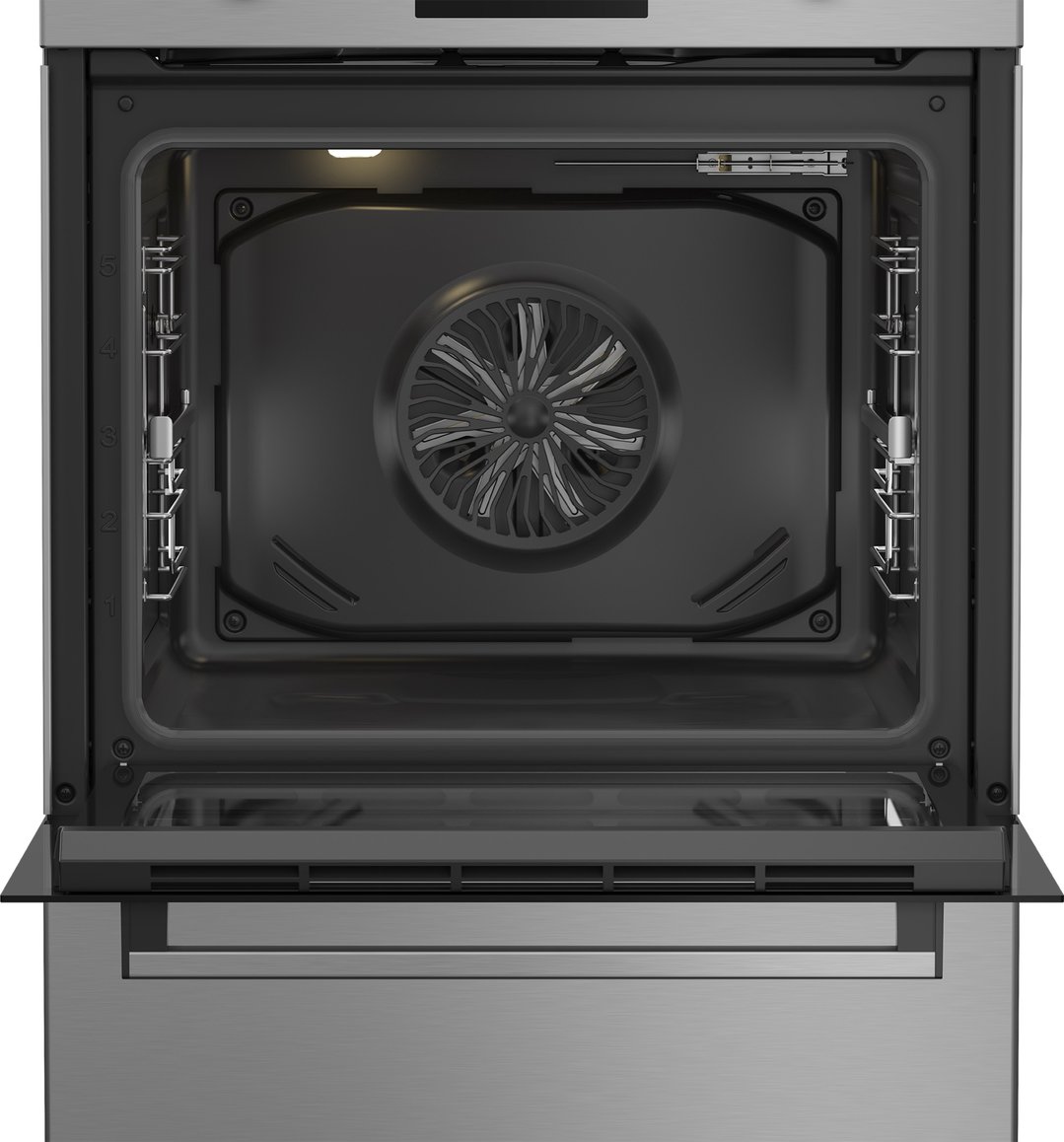 Beko Aeroperfect 60cm Freestanding Cooker with SteamAdd & Airfry & Induction Cooktop - Stainless Steel BFCB60IMX