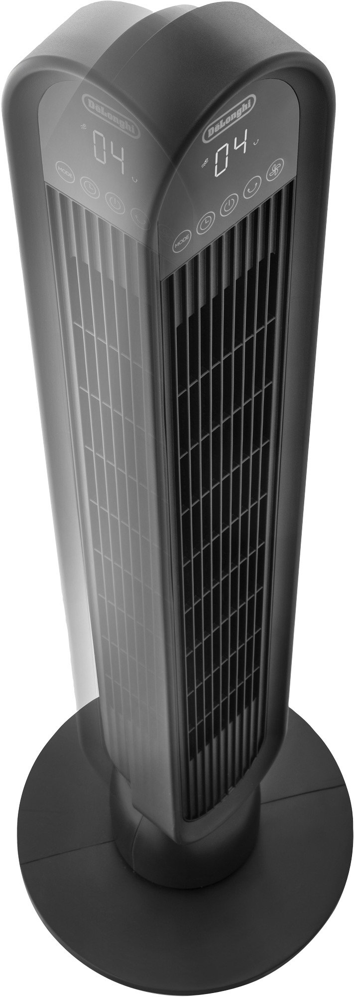 Delonghi Oscillating Tower Fan Black DETF100BK