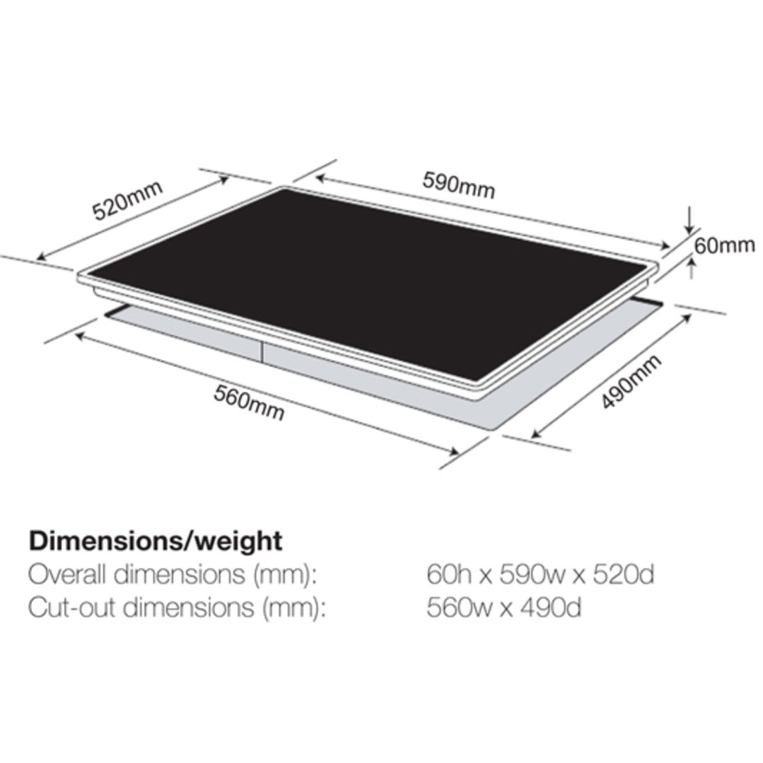 Omega 60cm Induction Cooktop OCI64PP Bing Lee