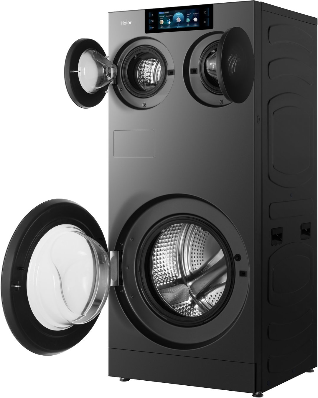 Haier 10kg + 6kg 600 Series Multi Washer Dryer - Dark HTDWD1060TB1