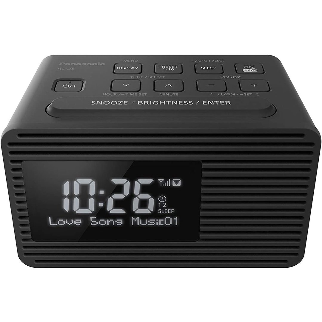 Panasonic DAB+ / FM Clock Radio RC-D8GN-K